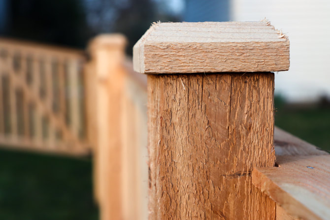 Wood fence installation in Romeoville, Illinois
