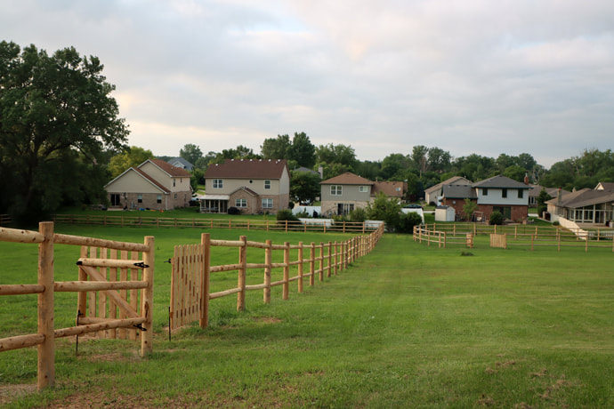 Wood fence installation in Yorkville, Illinois